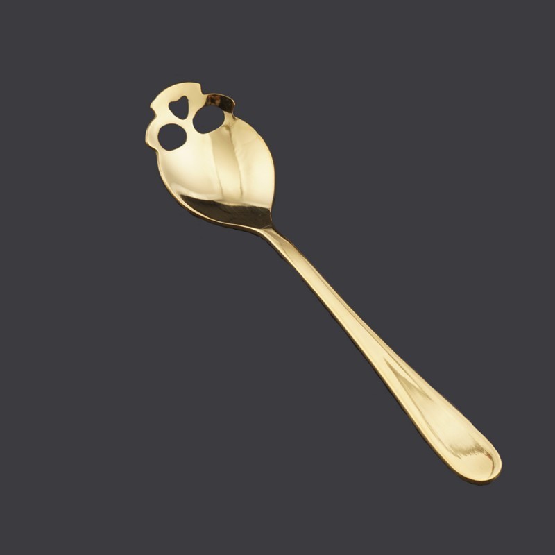 Skull shaped stainless steel spoon for tea & coffee & dessertsCutlery