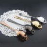 Skull shaped stainless steel spoon for tea & coffee & dessertsCutlery