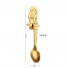Decorative stainless steel teaspoons for tea & coffee & dessertsCutlery