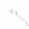 Stainless steel cocktail forks with a storage cup 9 pieces setCutlery