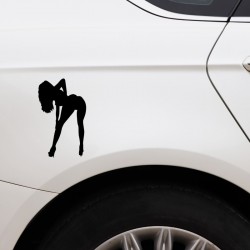 Sexy girl - vinyl car sticker 9 * 15 cmStickers