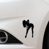 Sexy girl - vinyl car sticker 9 * 15 cmStickers