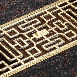 Antique brass - bathroom floor drain - wire strainerDrains