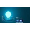 Luxury wall light switch with touch sensor - crystal glass - 2gang & 1 waySwitches
