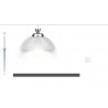 Luxury wall light switch with touch sensor - crystal glass - 2gang & 1 waySwitches