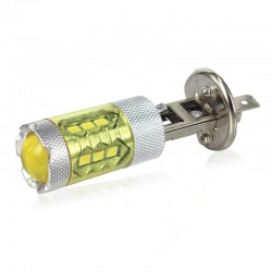 80W - H1 H3 H4 H7 H8 9005 9004 / 4300K LED 2835 - 12V bulb - yellow fog lights - head lights - 2 piecesH3