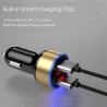 5V 3.1A Universal smartphone car charger with dual USB and LEDInterior accessories