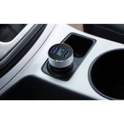 5V 3.1A Universal smartphone car charger with dual USB and LEDInterior accessories