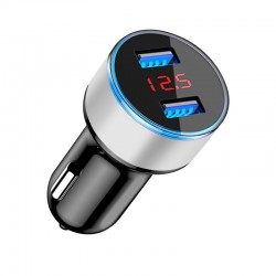 5V 3.1A Universal smartphone car charger with dual USB and LEDInterior accessories