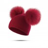 Children's winter hat with fur pom pomHats & caps