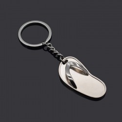 Flip flops - microphone - traffic lights - metal keychainKeyrings