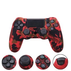 Playstation Dual Shock PS4 Pro Slim - protective skin for controller & 2 thumb stick grips capsAccessories