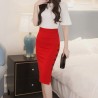 Casual pencil skirt with buttons - high waistedDresses