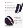 MH7 wireless headphones - Bluetooth headset - foldable - microphone - TF cardEar- & Headphones