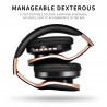 Wireless Bluetooth headphones - noise cancelling - foldable - stereo bass - adjustable earphones with microphoneEar- & Headph...
