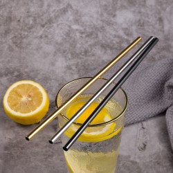 Reusable - stainless steel drinking straws - set with bagBar supply