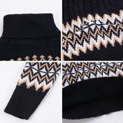 Winter long sweater - mini dress with turtleneckDresses
