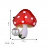 Mushroom with pearl - elegant broochBrooches