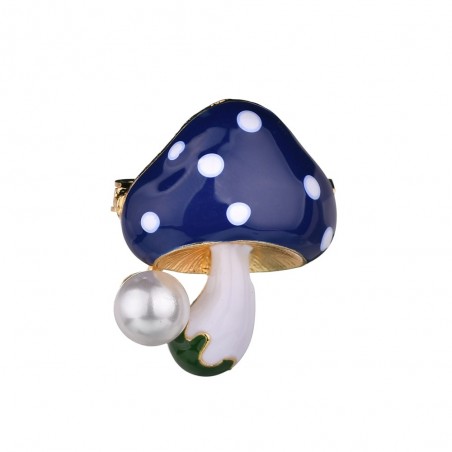 Mushroom with pearl - elegant broochBrooches
