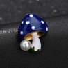 Mushroom with pearl - elegant broochBrooches