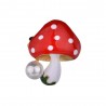 Mushroom with pearl - elegant broochBrooches