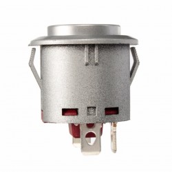 12V 22mm LED momentary push button switch - waterproof - car engine start - metalSwitches