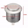 12V 22mm LED momentary push button switch - waterproof - car engine start - metalSwitches