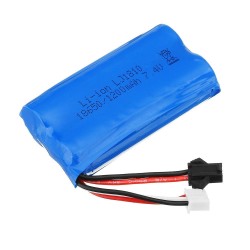 HS 18650 7.4V 1200mAh 25C 2S - li-ion battery - anti-reverse plug for 18301/18302 18311/18312 Rc CarR/C car