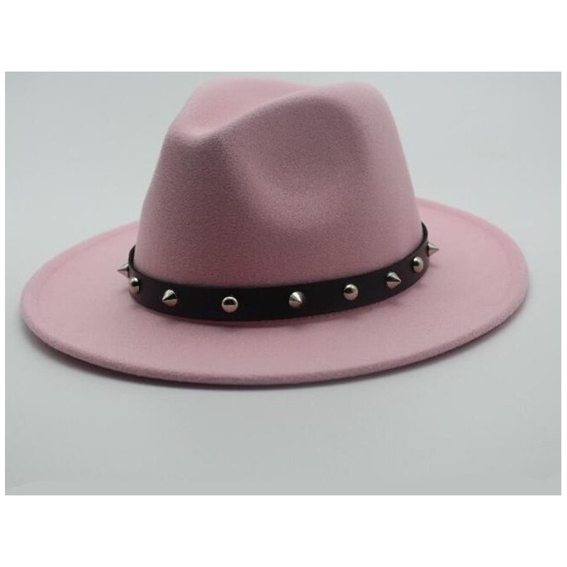 Elegant hat with a brim & rivetsHats & Caps