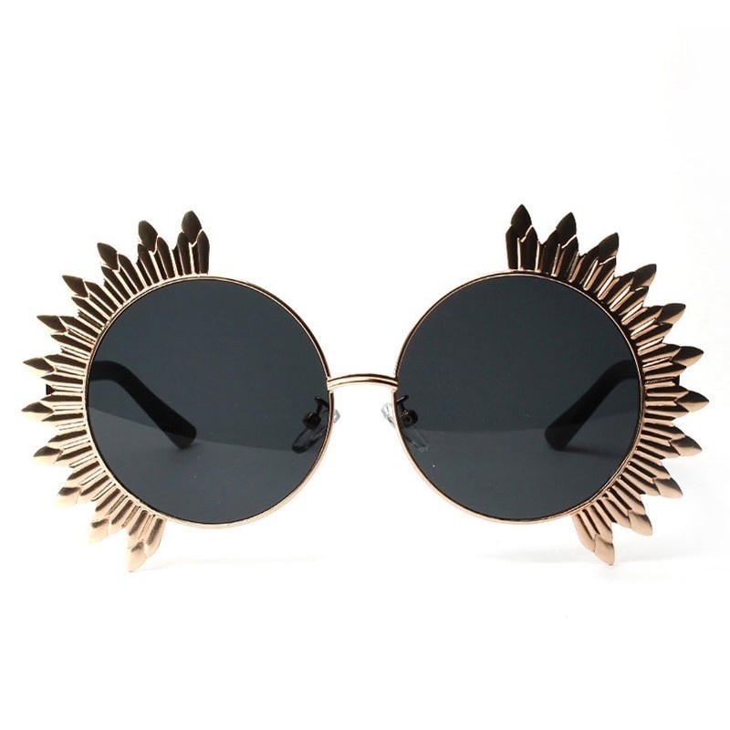 Vintage round sunglasses with rivets - UV 400Sunglasses