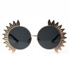 Vintage round sunglasses with rivets - UV 400Sunglasses