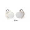 Vintage round sunglasses with rivets - UV 400Sunglasses