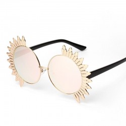 Vintage round sunglasses with rivets - UV 400Sunglasses