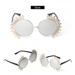 Vintage round sunglasses with rivets - UV 400Sunglasses