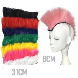 Punk style hair for motorcycle & ski helmetsLights