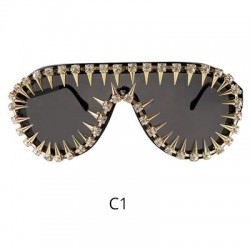 Vintage steampunk sunglasses with rivets - unisexSunglasses
