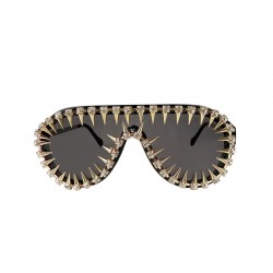 Vintage steampunk sunglasses with rivets - unisexSunglasses