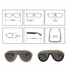 Vintage steampunk sunglasses with rivets - unisexSunglasses