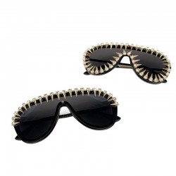 Vintage steampunk sunglasses with rivets - unisexSunglasses
