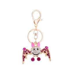 Crystal smiling bat - keyringKeyrings