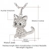 Crystal kitten - elegant necklaceNecklaces