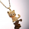 Crystal kitten - elegant necklaceNecklaces