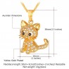 Crystal kitten - elegant necklaceNecklaces