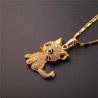 Crystal kitten - elegant necklaceNecklaces