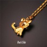 Crystal kitten - elegant necklaceNecklaces