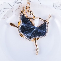 Dancing crystal ballerina - keyringKeyrings