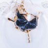 Dancing crystal ballerina - keyringKeyrings