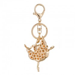 Dancing crystal ballerina - keyringKeyrings