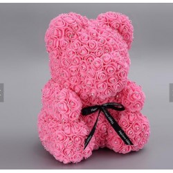 Rose bear - bear made of infinity roses with diamonds - 25 cm - 35 cmValentine's day
