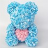 Rose bear - bear made from infinity roses with a heart - 25cm - 35cmValentine's day